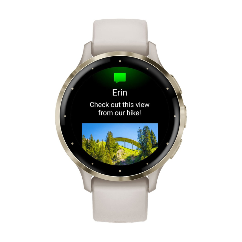 Смарт часовник Garmin Venu 3S Soft Gold/Ivory 010-02785-04