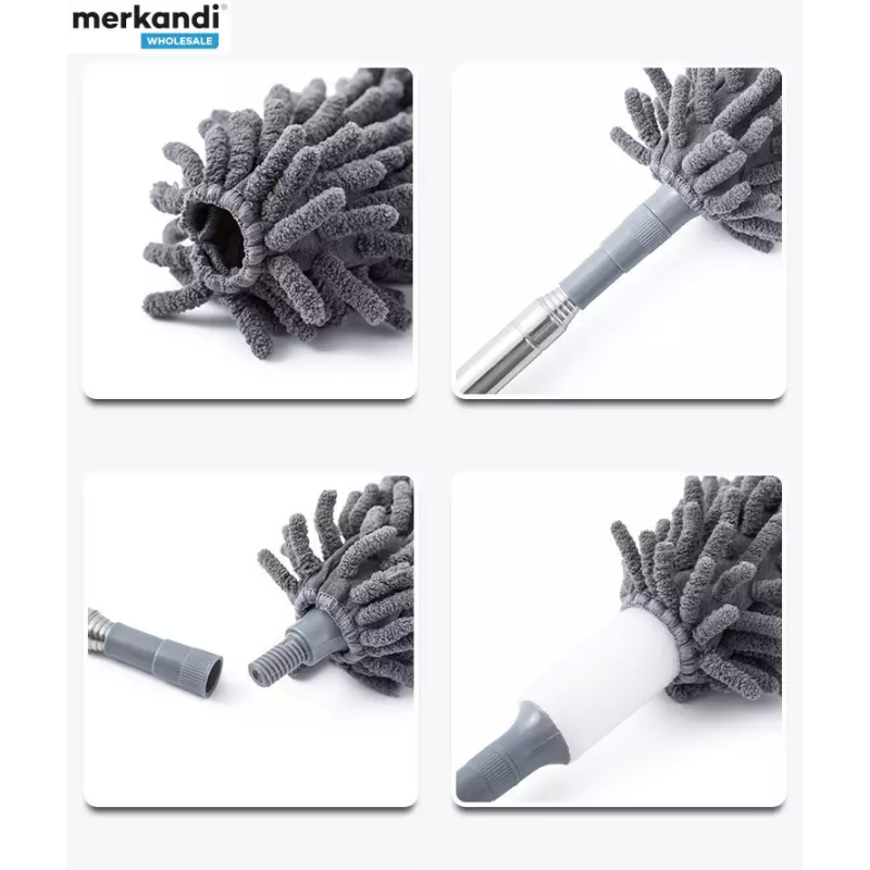 Четка за паяжини с телескопична дръжка 3в1