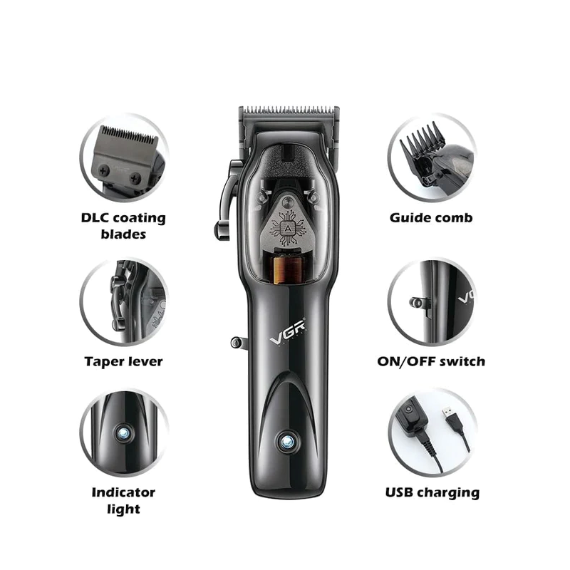 Професионална машинка за подстригване VGR V-002