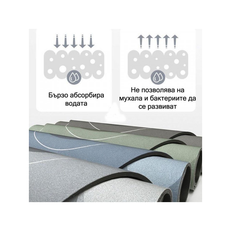 Абсорбираща постелка за баня Bath Mat - 40x60 см.