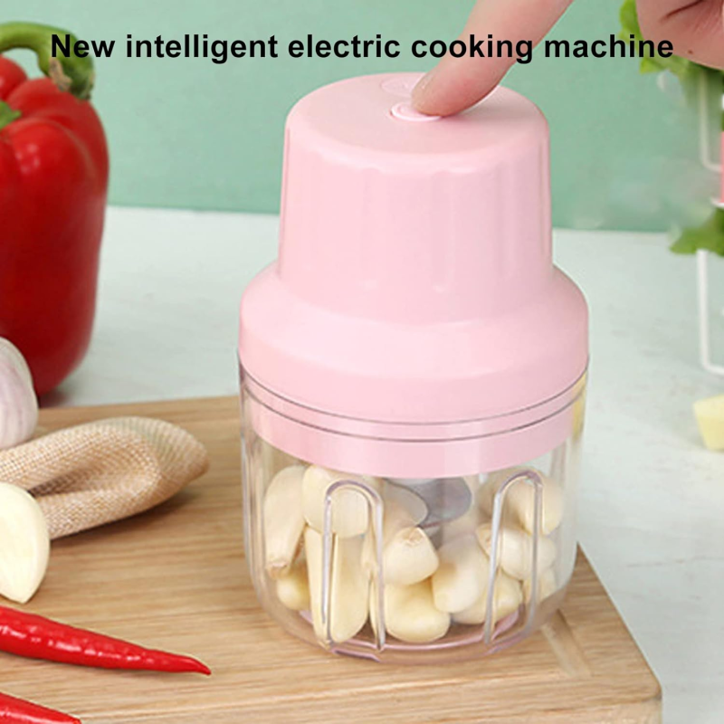 Мини кухненски чопър за месо, чесън, зеленчуци и други - безжичен