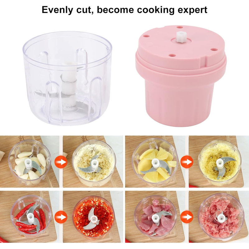 Мини кухненски чопър за месо, чесън, зеленчуци и други - безжичен