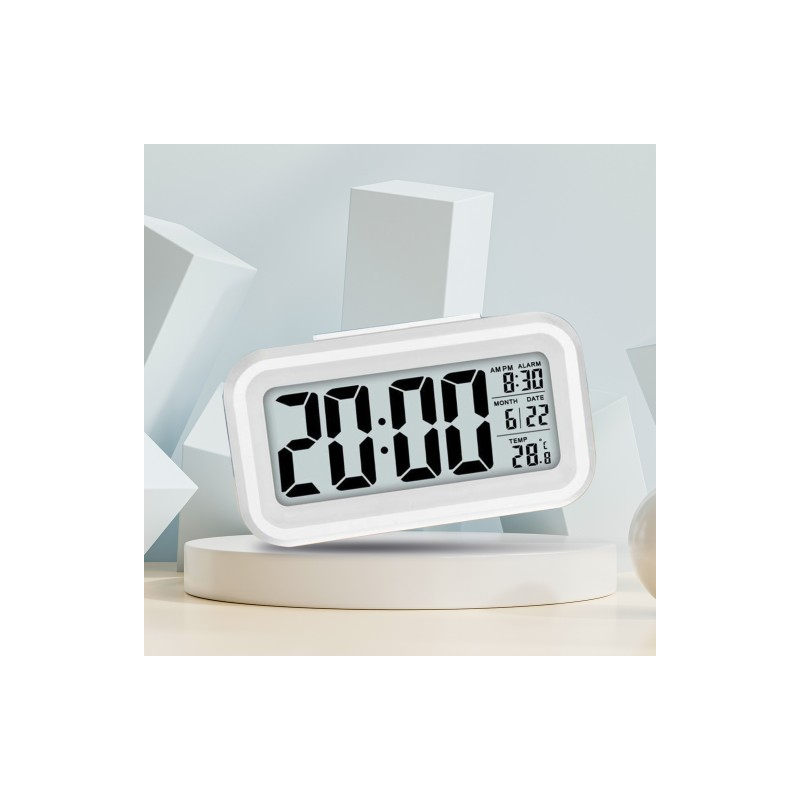 Електронен будилник с подсветка CLK-04