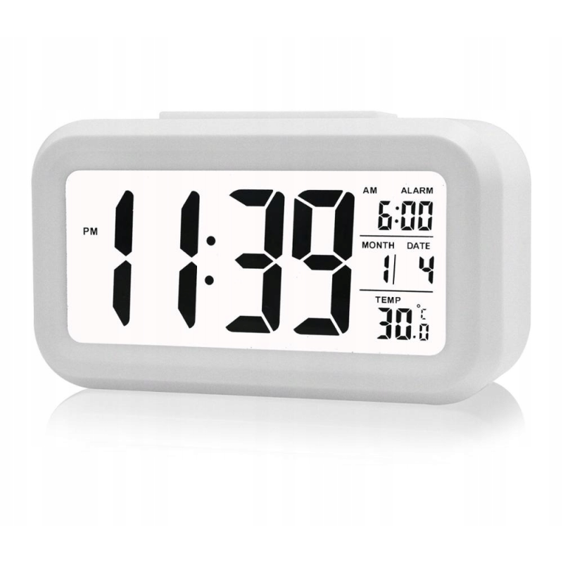 Електронен будилник с подсветка CLK-04
