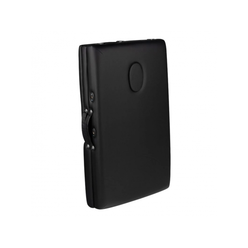 Масажна кушетка с 2 зони, дървена конструкция - Черен