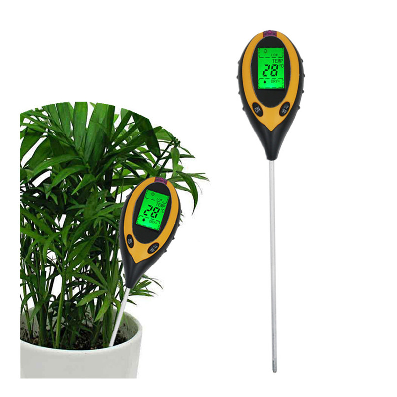 Уред за измерване на влажност, температура, светлина и PH на почвата