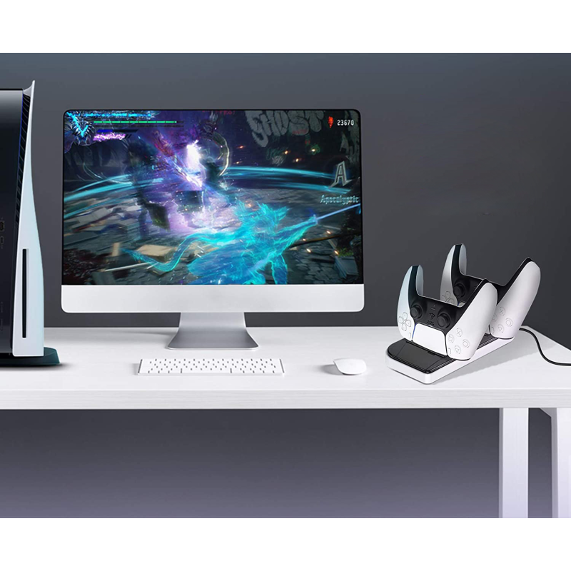 Стойка и зарядно за PS5 джойстици