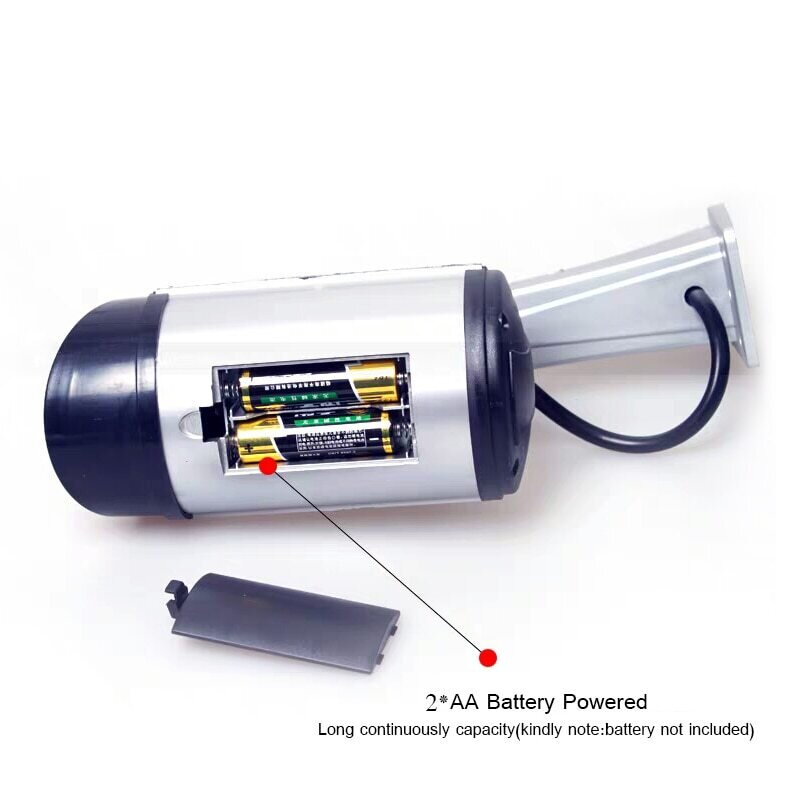 Фалшива камера за видеонаблюдение IR, светодиод с батерии