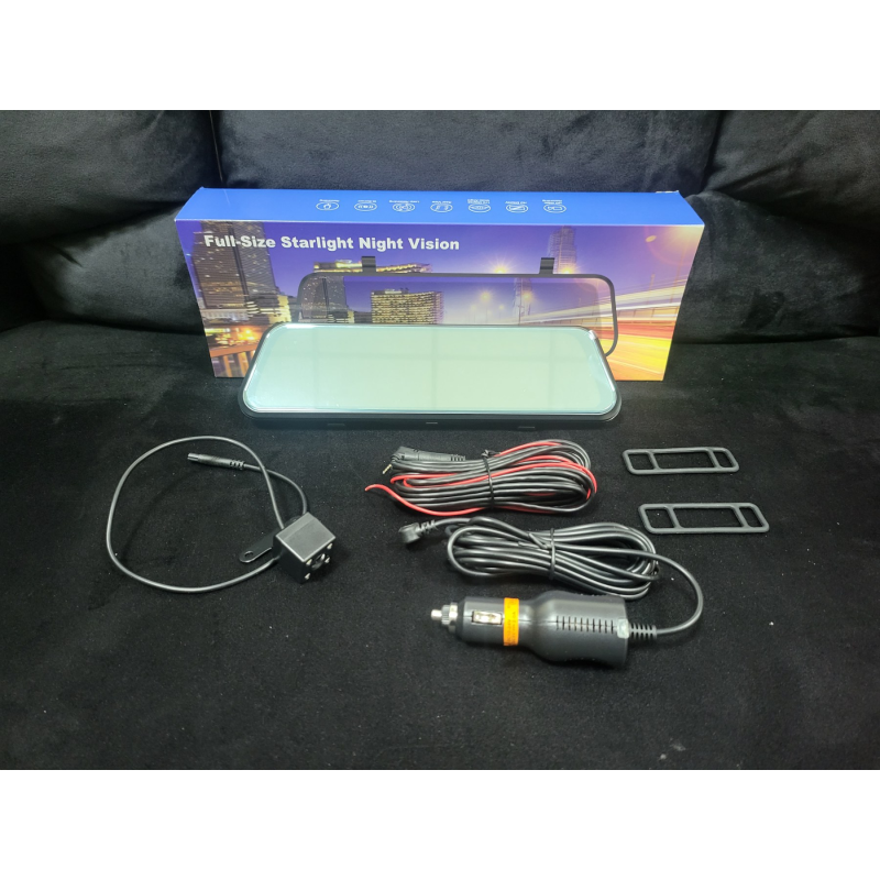 Огледало за автомобил с 2 камери - видеорегистратор и камера за задно виждане