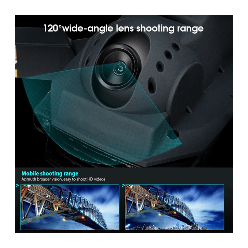 Сгъваем дрон 998 Pro с HD камера, WIFI и приложение за телефона