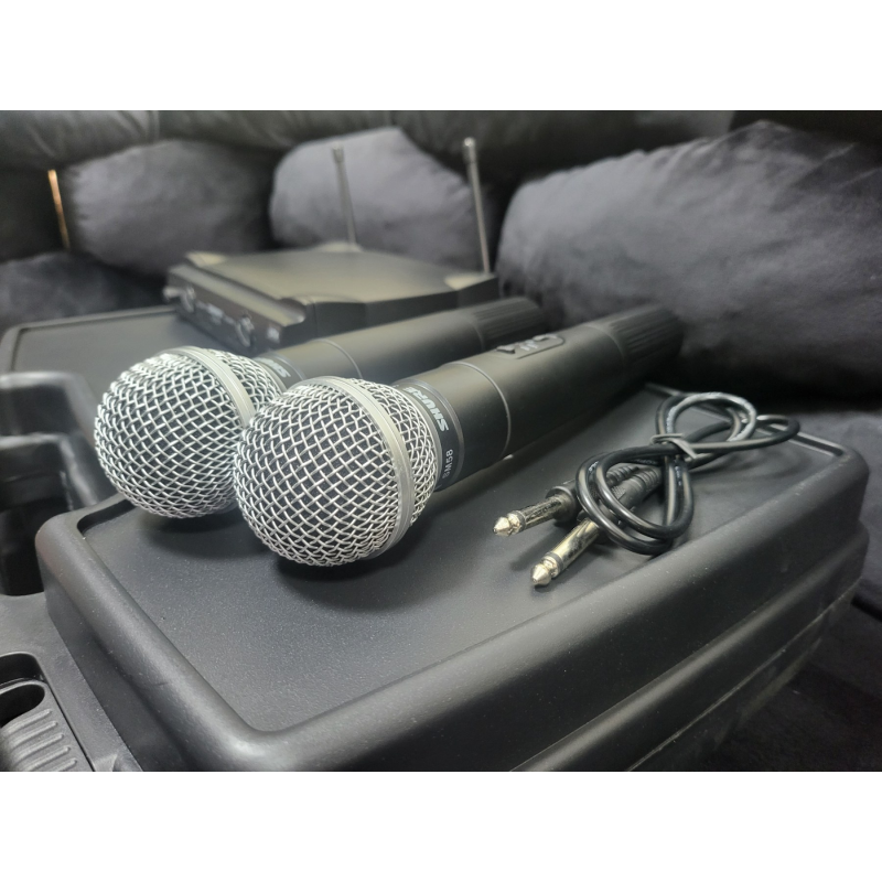 Два безжични микрофона с приемник SM58 Vocal artist Uhf в куфарче