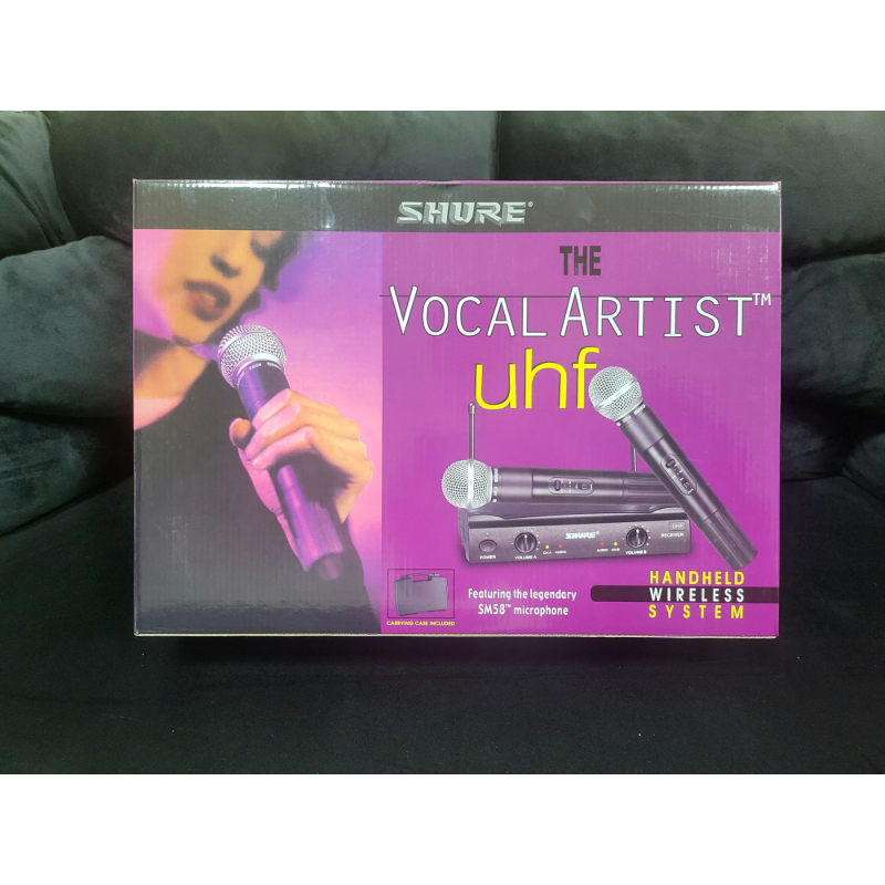 Два безжични микрофона с приемник SM58 Vocal artist Uhf в куфарче