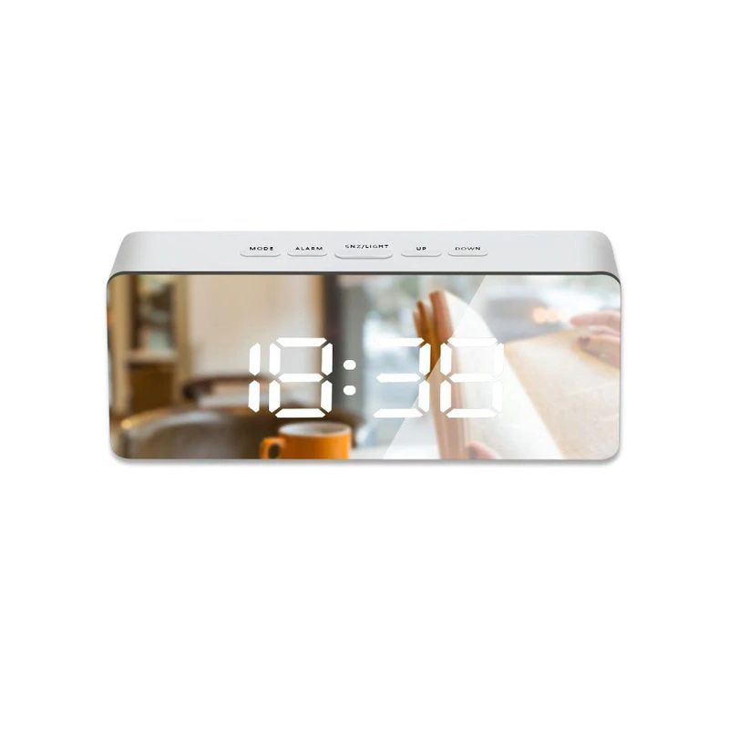 Модерен огледален часовник с аларма