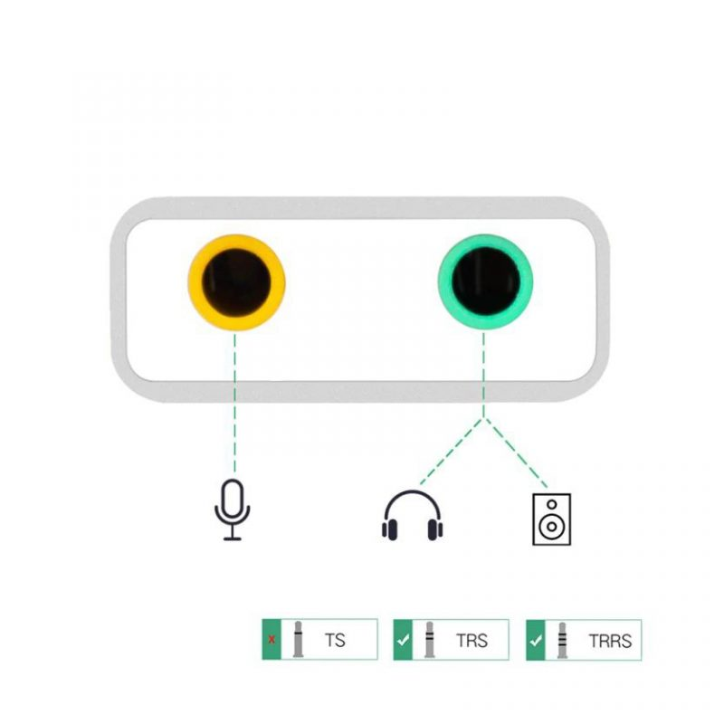 Външна USB звукова карта YQ-6