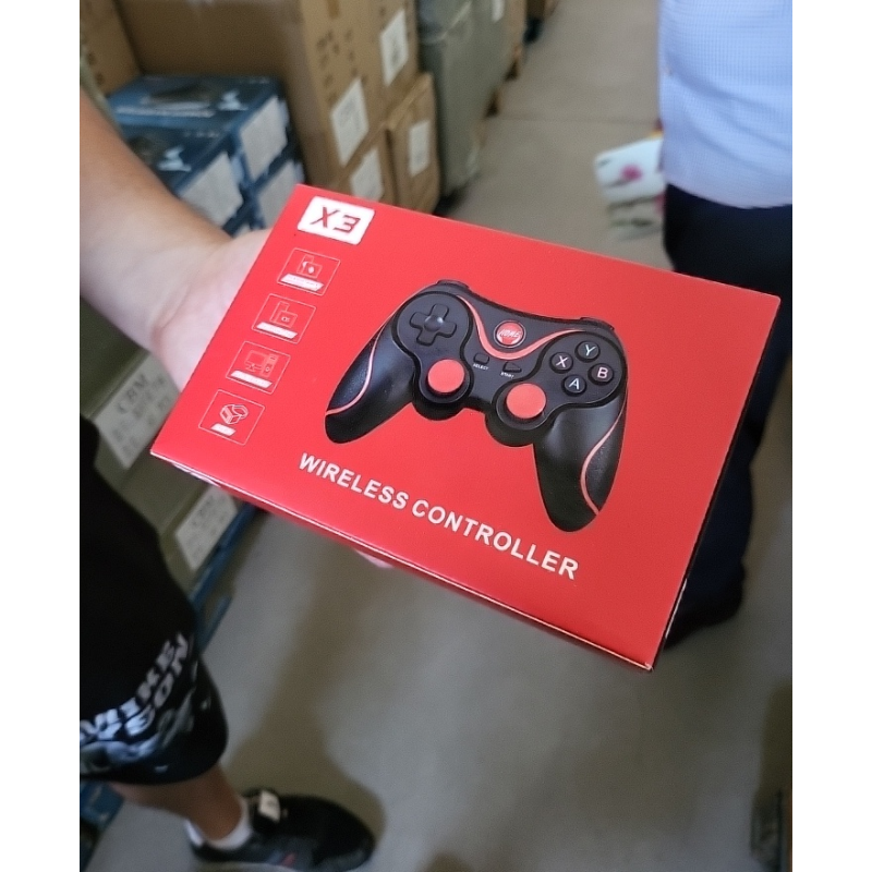 Джойстик за телефон Wireless X3, iOS, Android, Windows, Безжичен, Bluetooth
