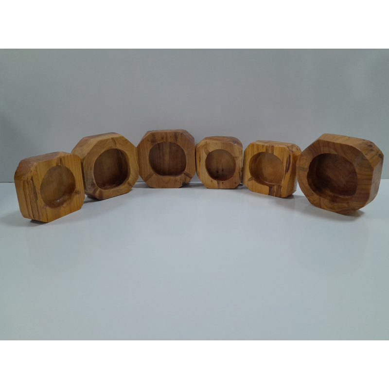 Дървен пепелник, ръчно изработен