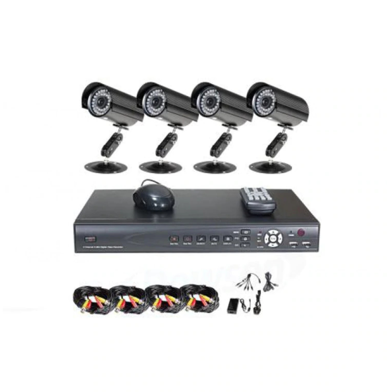 Комплект 4 камери + DVR, CCTV