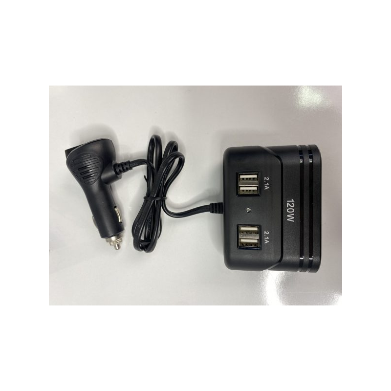 Зарядно за телефон към автомобилна запалка 4 USB порта Z1680