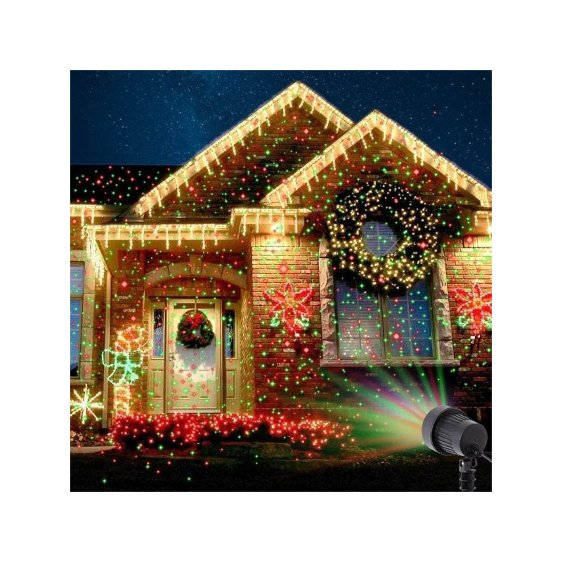 Лазерен прожектор за коледна украса Star Shower