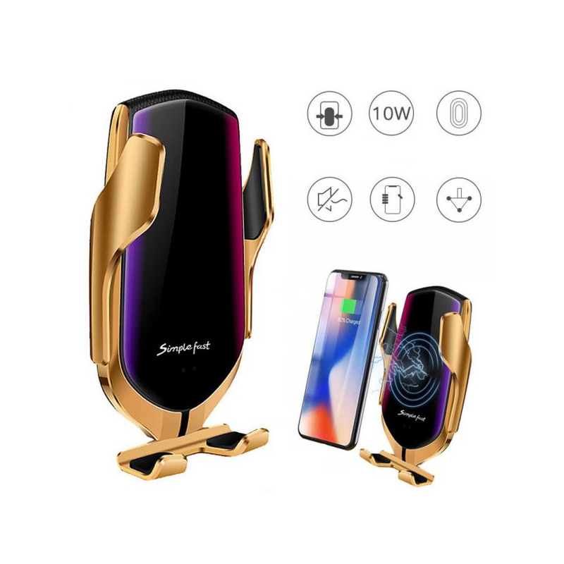 Поставка за телефон за автомобил с безжично зареждане Deluxe