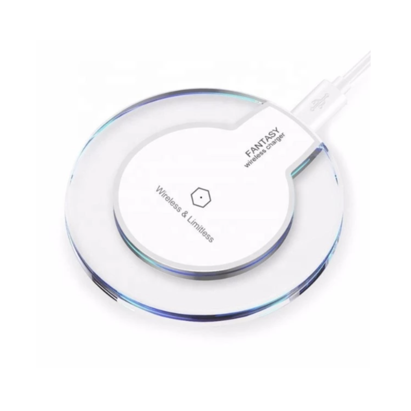 Подложка за безжично и бързо зареждане с Qi съвместими устройства - Бял цвят