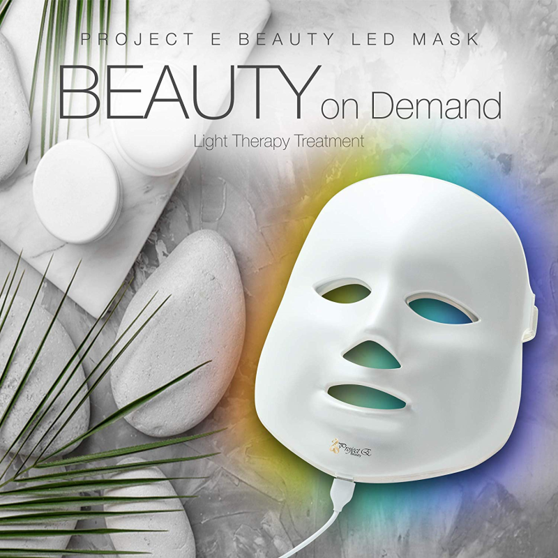 Козметична LED маска за лице - Маска за фотодинамична терапия