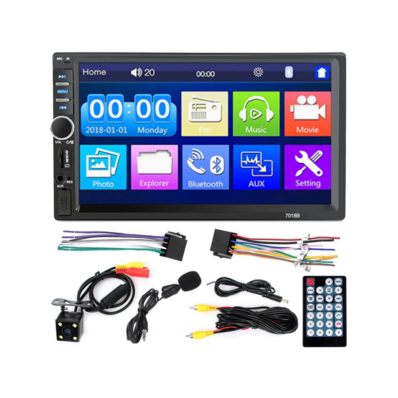 Мултимедия 2din за автомобил 7018B, универсална