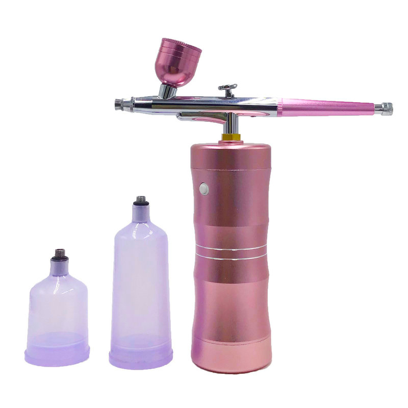 Мини кислороден спрей за кислородна мезотерапия Airbrush Pink