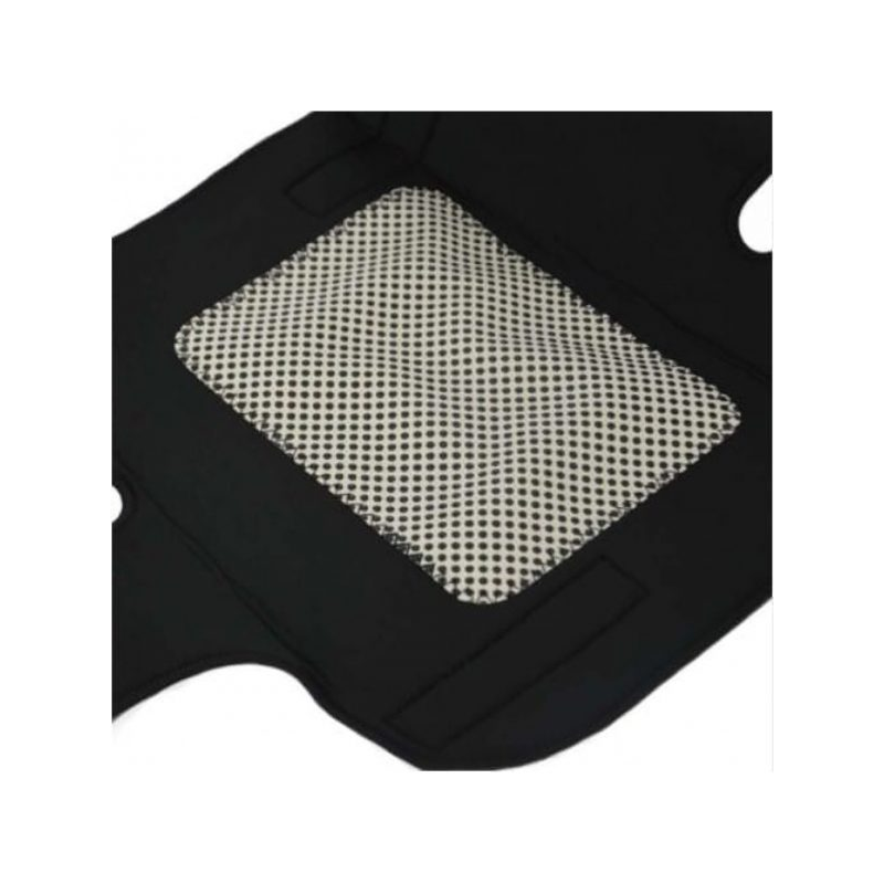 Турмалинови наколенки с магнити, 2 броя, черен цвят