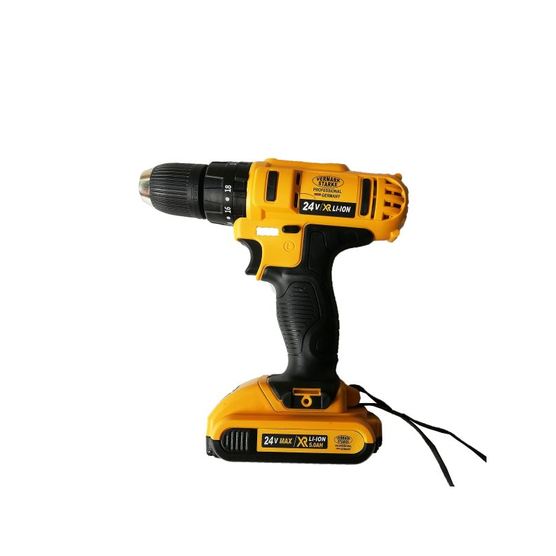 Немски акумулаторен винтоверт Vermark Strake 24V с 2 батерии