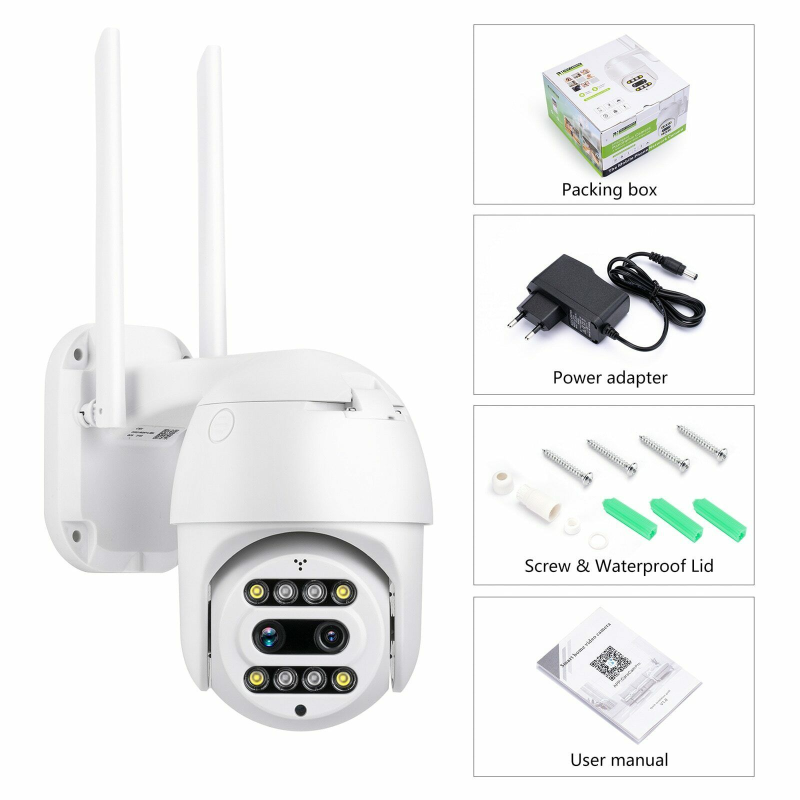 Външна Wi Fi  камера с две лещи и оптичен зуум IP66