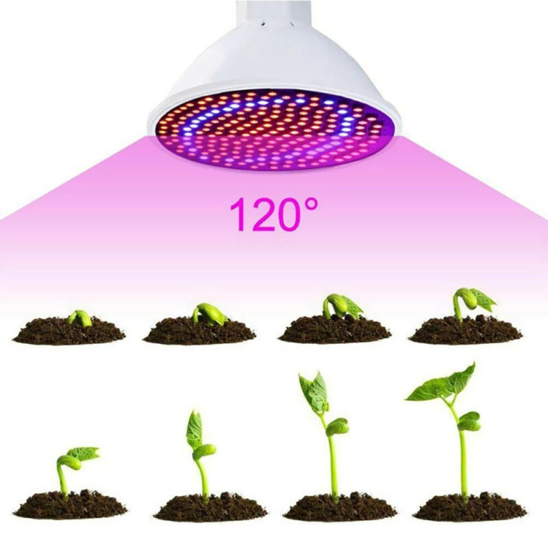 Лампа за растения с 200 LED светлини, 30W