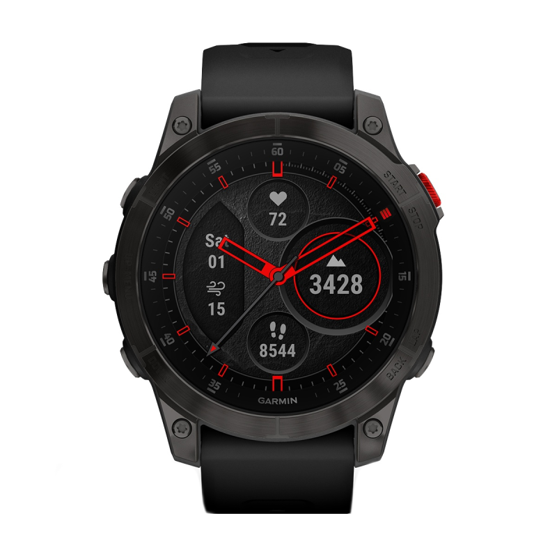 Часовник Garmin Epix Gen 2 Sapphire Black/Carbon DLC Titanium 010-02582-11