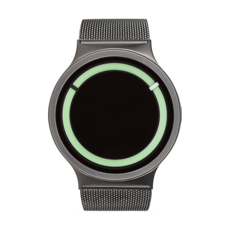 Часовник ZIIIRO Eclipse Steel Gunmetal Mint