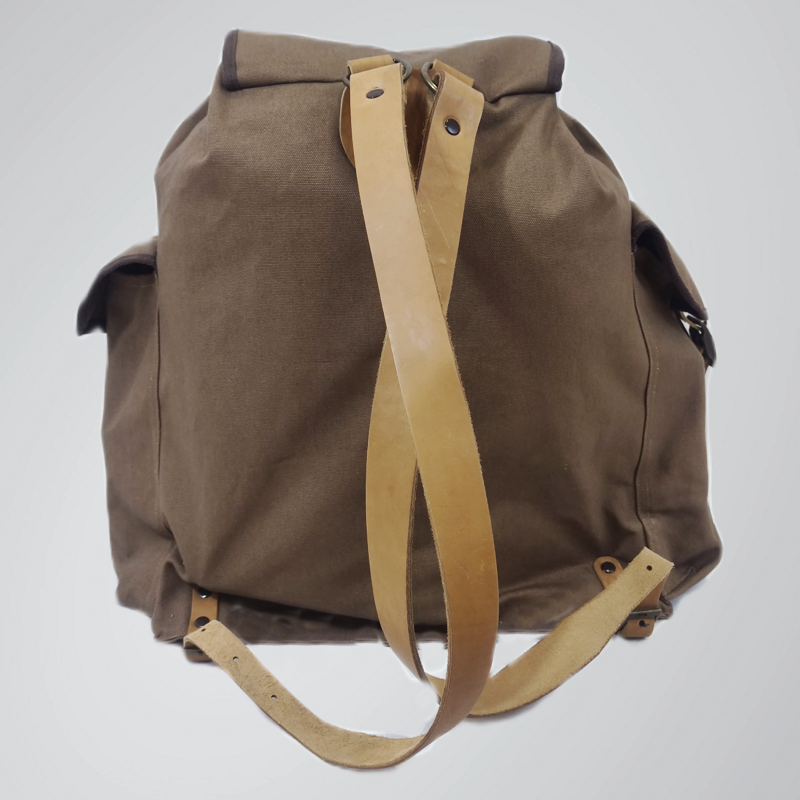 Раница канвас и естествена кожа за лов и свободно време