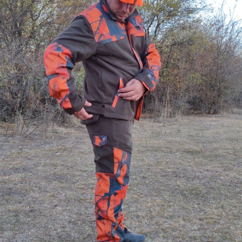 Яке за лов от памук и кордура