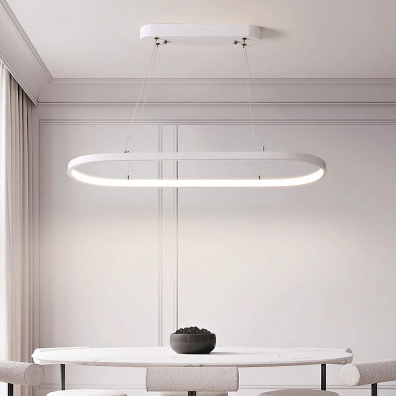 24W LED Полилей (80*20*100CM) 4000K Бяло Тяло