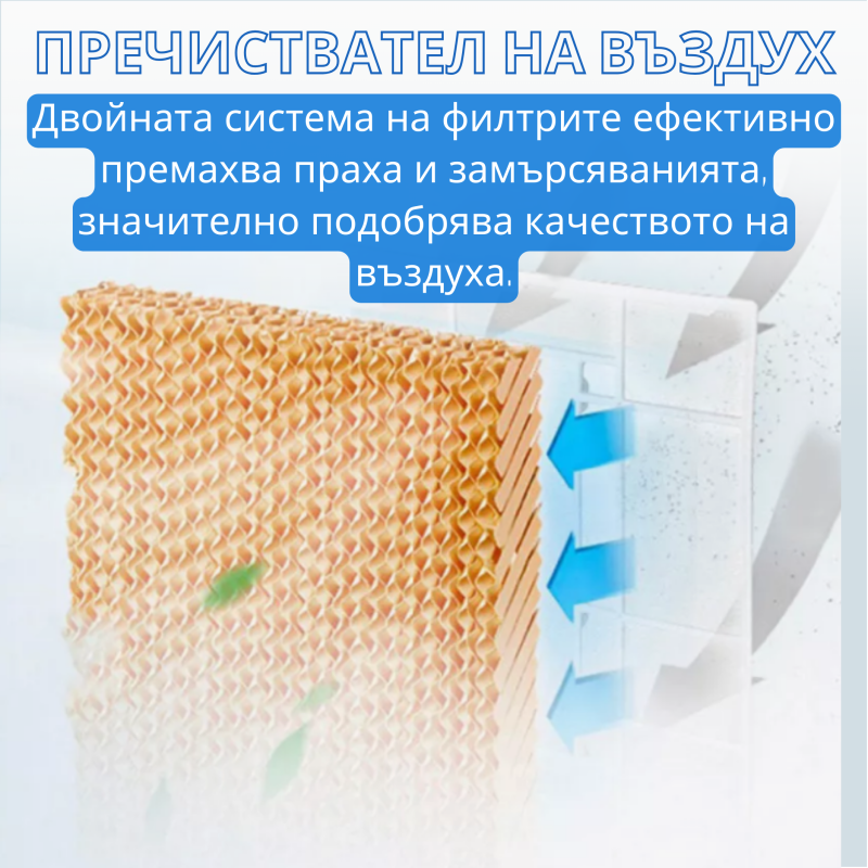 Преносим климатик за отопление и охлаждане Zenet ZET-480, мобилен климатик за стая