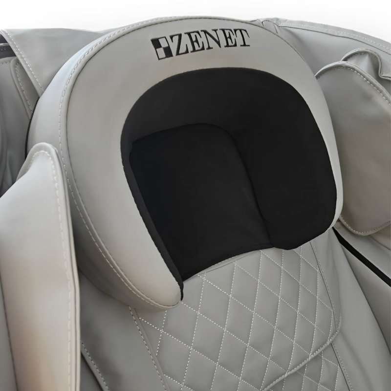 Масажен стол ZENET ZET-1288 сив цвят с функция за безтегловност и загряване