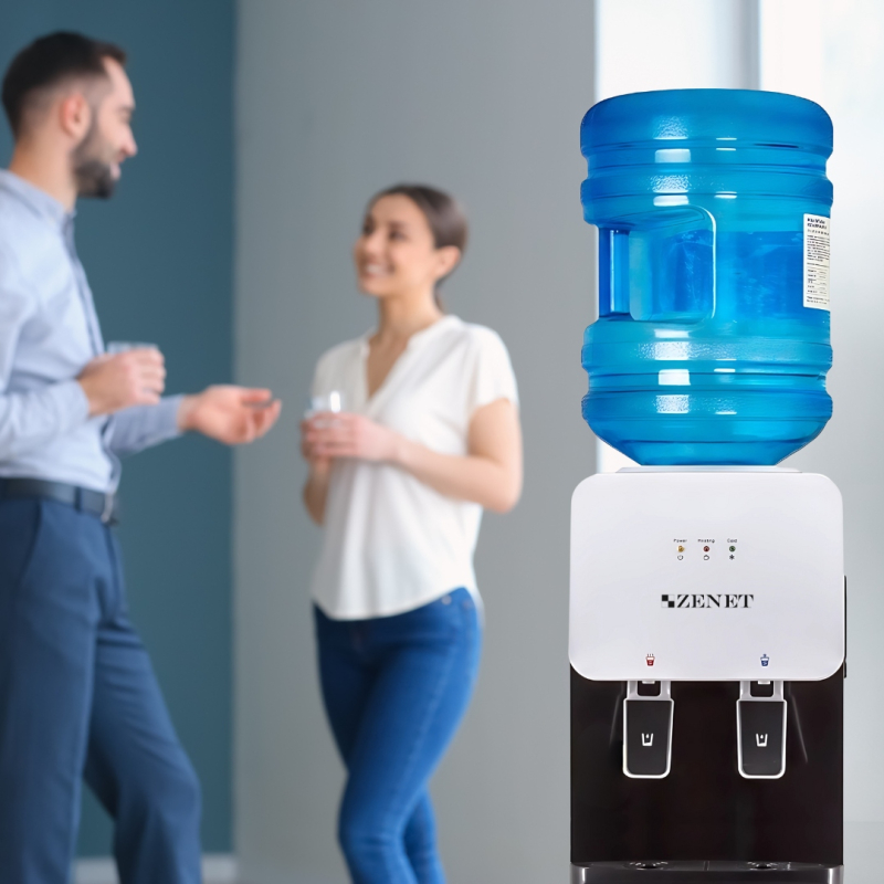 Електрически диспенсър за топла и студена вода ZENET ZET-311- БЯЛ