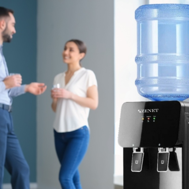 Електрически диспенсър за топла и студена вода ZENET ZET-312- ЧЕРЕН