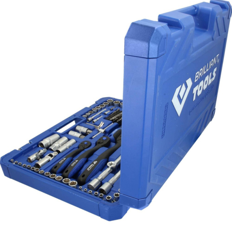 Професионален куфар с инструменти Brilliant Tools – 216 части