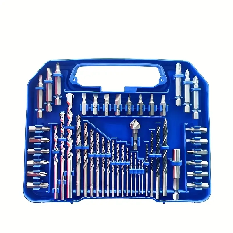 Универсален Комплект Свредла Бургии 49 в 1 – За Метал, Дърво, Бетон