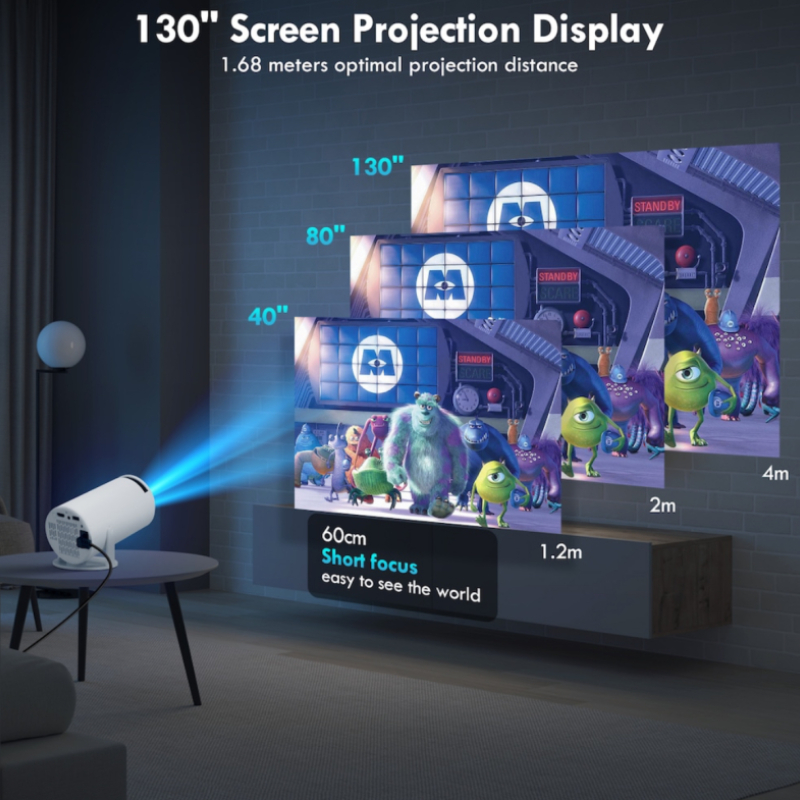 Преносим смарт видео проектор