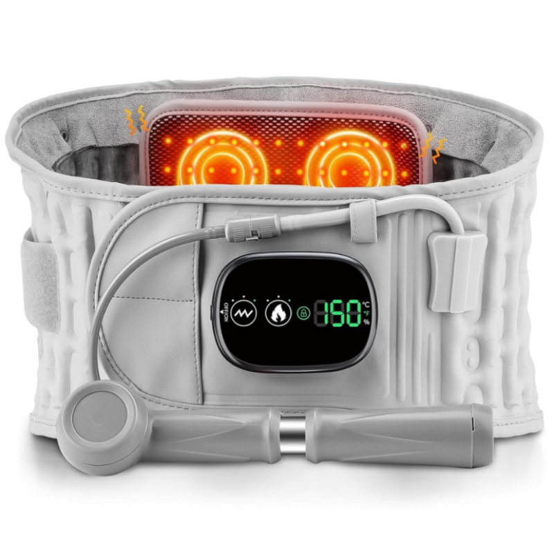 Нагряващ колан с червена светлина и вибрационен масаж