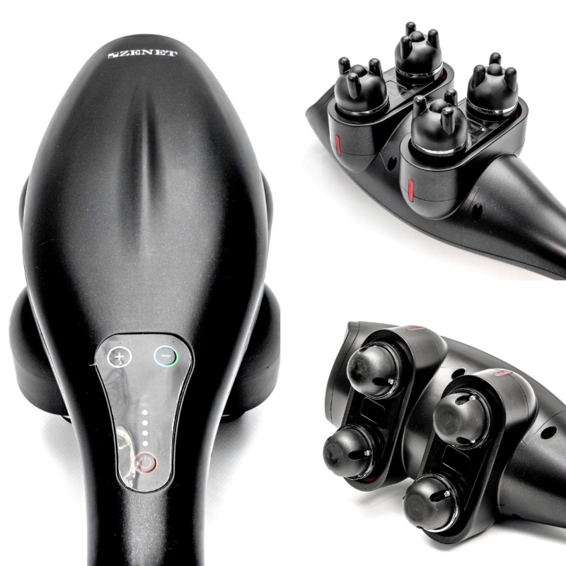 ​Електрически ръчен масажор с 4 глави ZENET ZET 715