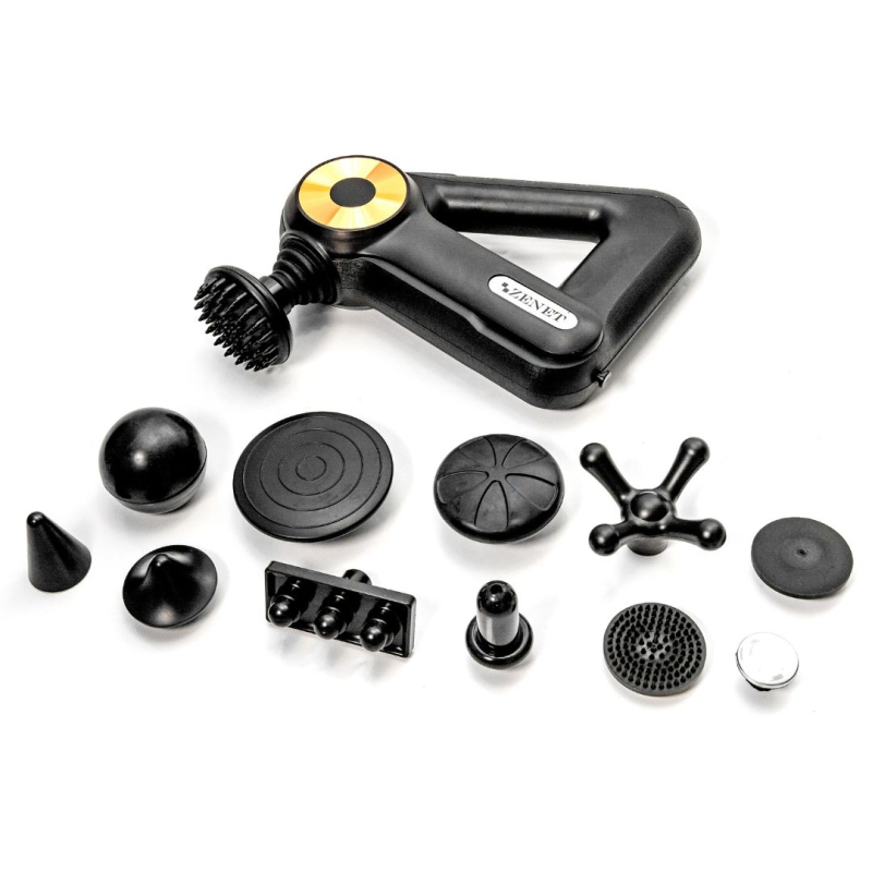 Перкусионен масажор за тяло с 12 приставки ZENET ZET-705