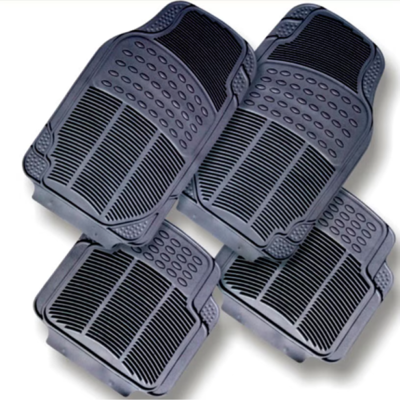 Универсални стелки за кола STAR, К-т от 4 броя , Гумени, Черен