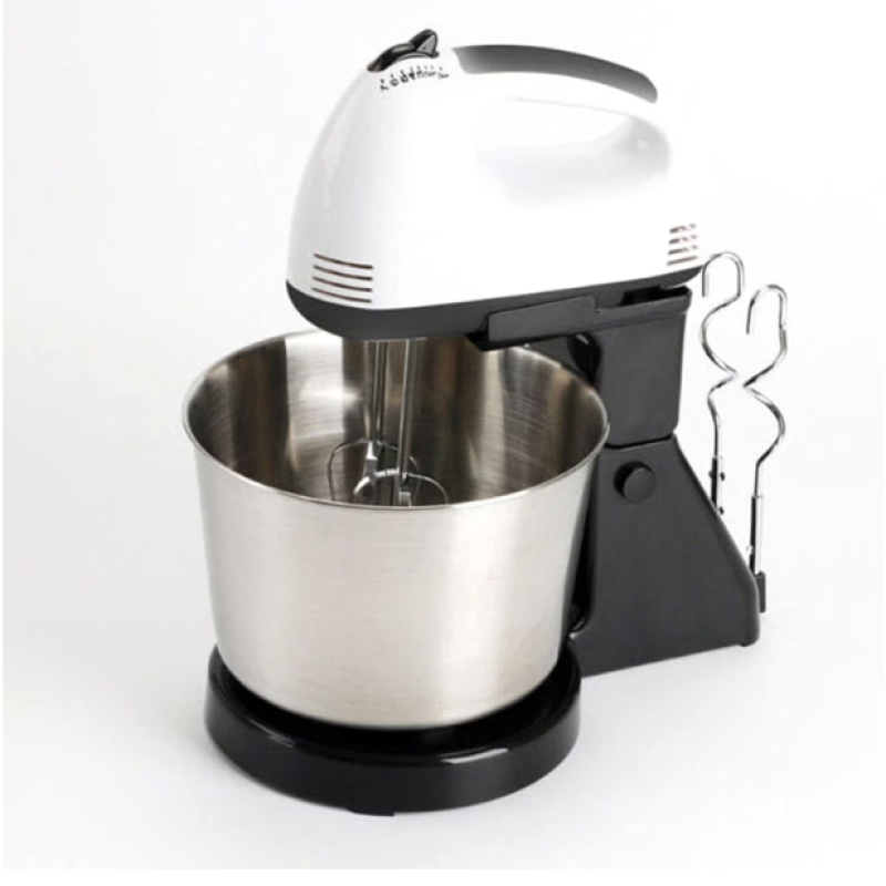 Електрически кухненски миксер, неръждаема стомана, ергономичен дизайн, регулируема функция, 6-12 яйца