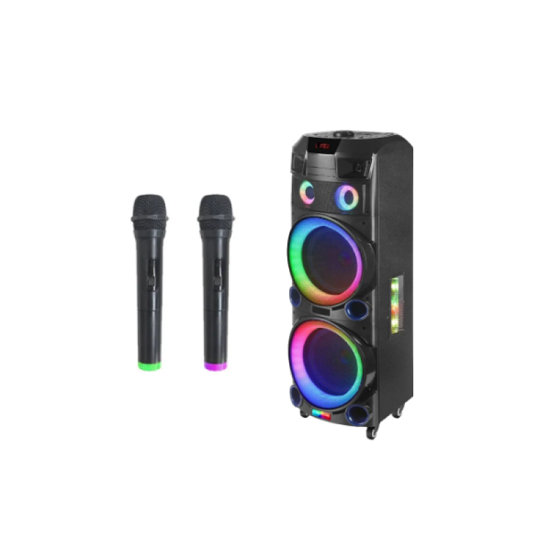 Професионалнa светеща караоке тонколонa 2x12 инча WGY-1222